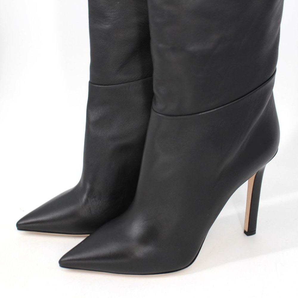 NEW Tamara Mellon Icon 105 Nappa Leather Knee High Heeled Boots Point Toe 41 - Picture 5 of 9